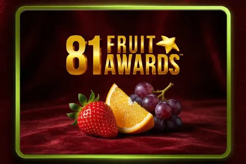 Fruit Awards game artwork in a navy and lime frame
